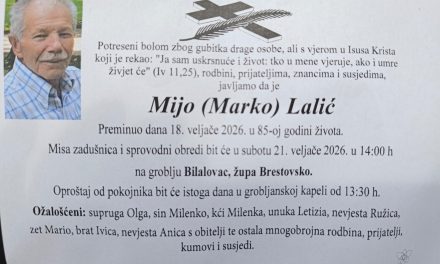 Preminuo je Mijo Lalić