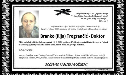 Preminuo je Branko Trogrančić – Doktor