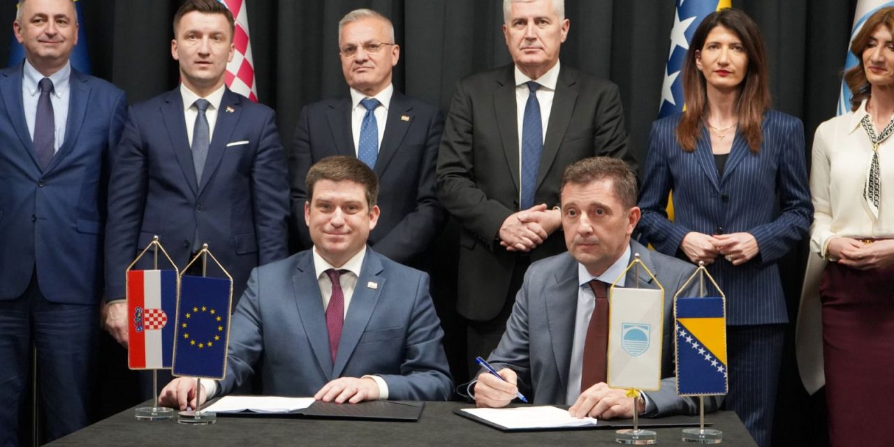 Potpisan Sporazum o dodjeli sredstava Vlade RH za unaprjeđenje sustava zračnog prometa u Gradu Mostaru, zastupnica Filipović: Ulaganja u Zračnu luku Mostar stvaraju preduvjete za snažnije povezivanje s Europom