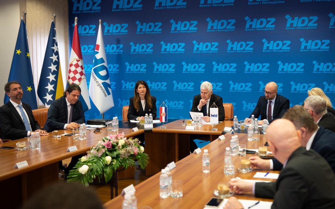 26. sjednica Predsjedništva HDZ-a BiH, predsjednik Čović: Stabilna BiH kroz energetiku i institucionalnu jednakost konstitutivnih naroda