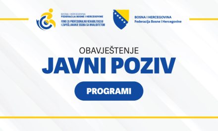 JAVNI POZIV za dodjelu sredstava za financiranje i sufinanciranje programa održivosti zaposlenosti, razvoja gospodarskih društava za zapošljavanje osoba sa invaliditetom i zaštitnih radionica, te programa profesionalne rehabilitacije osoba s invaliditetom u 2026. godini