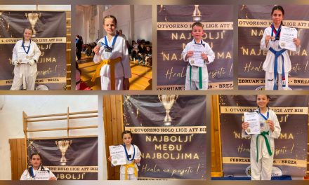 Sjajan početak sezone: Taekwondo kolektiv Bosna-Rudar Kiseljak uspješan na prvom kolu ATT lige