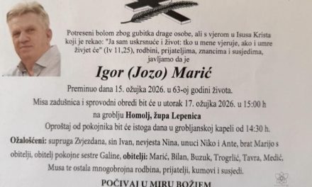 Preminuo je Igor Marić