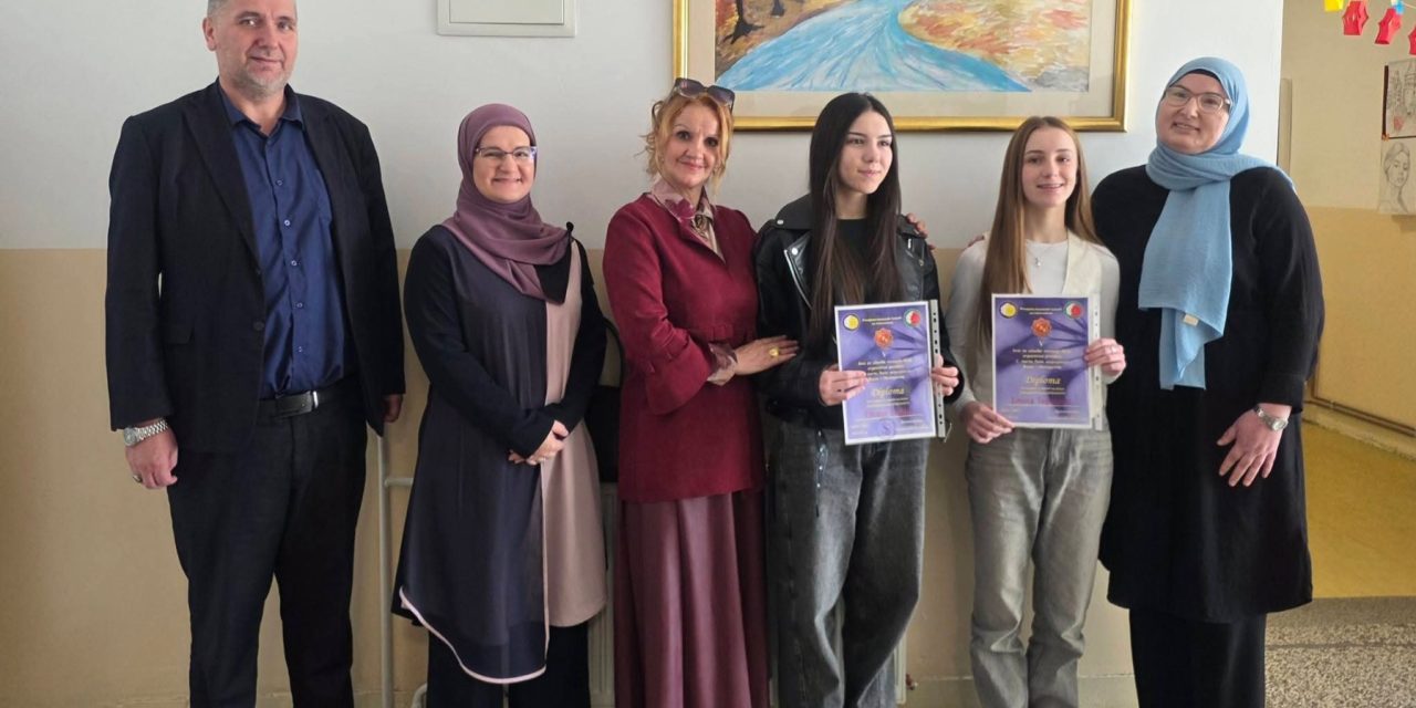 Učenice OŠ „Kiseljak 1“ Bilalovac nagrađene za uspjeh na kvizu „Perom do neovisnosti“