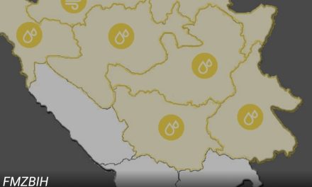 Danas upaljen meteoalarm za pet regija u BiH