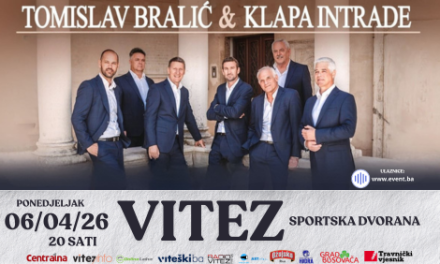 Veliki koncert Tomislava Bralića i Klape Intrade u Vitezu, ulaznice u prodaji