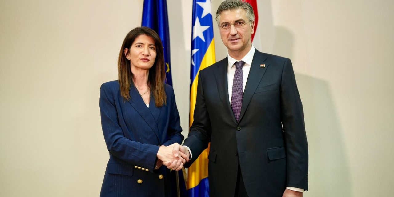 Plenković potvrdio potporu: Filipović ima realne šanse za uspjeh, a hrvatski narod u BiH mora imati legitimnog predstavnika