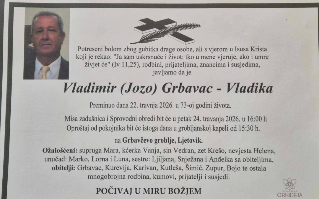 Preminuo je Vladimir Grabovac – Vladika