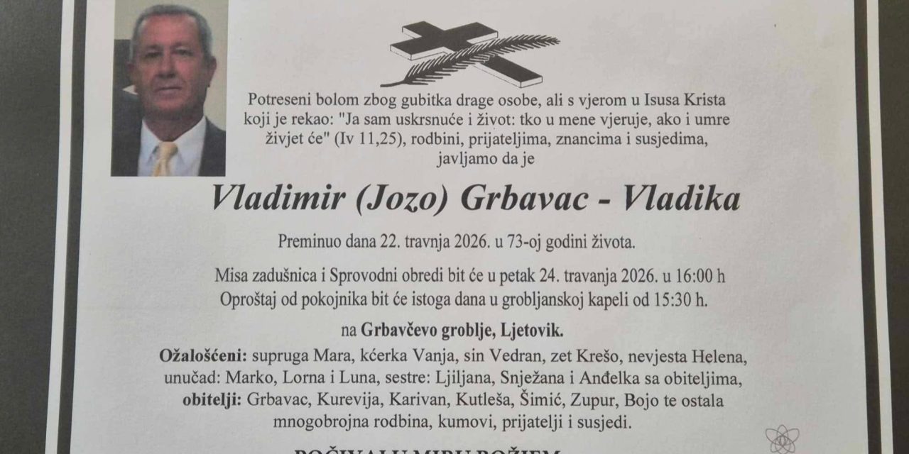 Preminuo je Vladimir Grabovac – Vladika