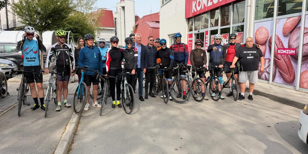 KISELJAK: Jutros ispraćena Biciklistička karavana prijateljstva Mostar – Vukovar