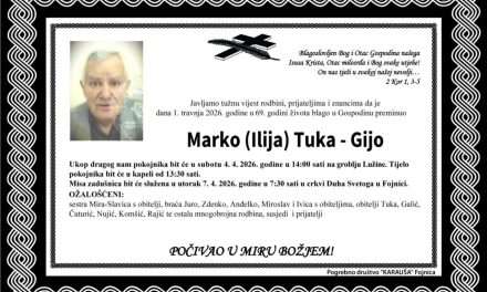 Preminuo je Marko Tuka – Gijo