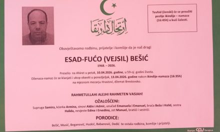 Preminuo je Esad – Fućo Bešić