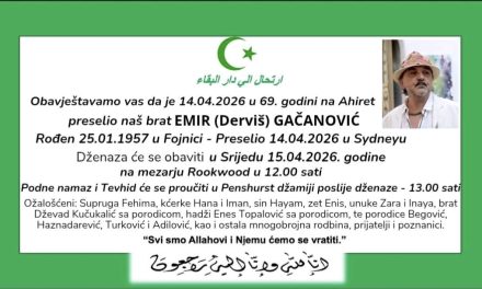 Preminuo je Emir Gačanović – Šajka