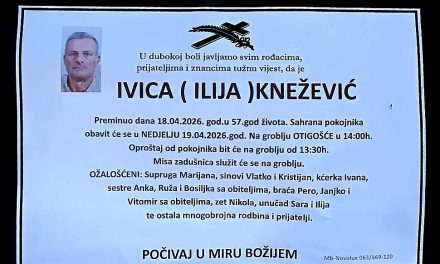 Preminuo je Ivica Knežević