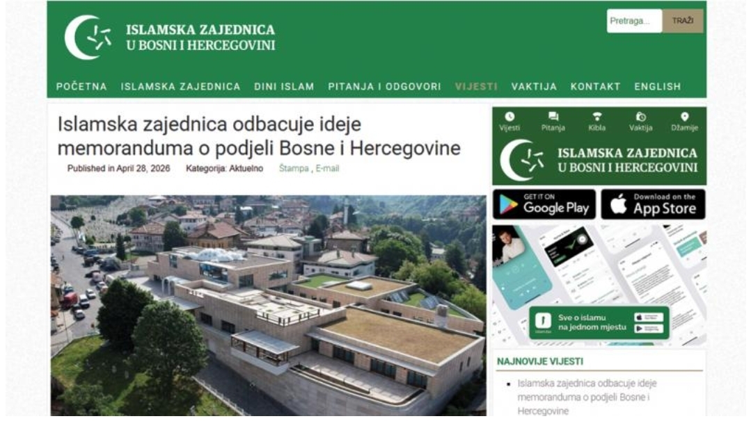 Šest i više pitanja Islamskoj zajednici BiH