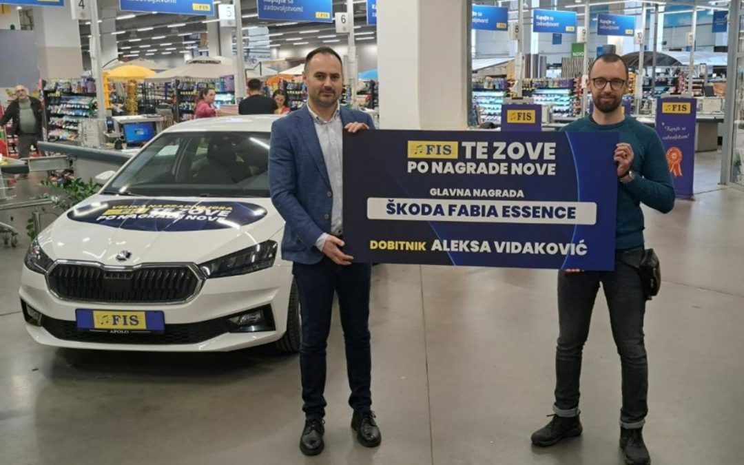 Dva automobila Škoda Fabia dobili svoje vlasnike- završena velika FIS-ova nagradna igra