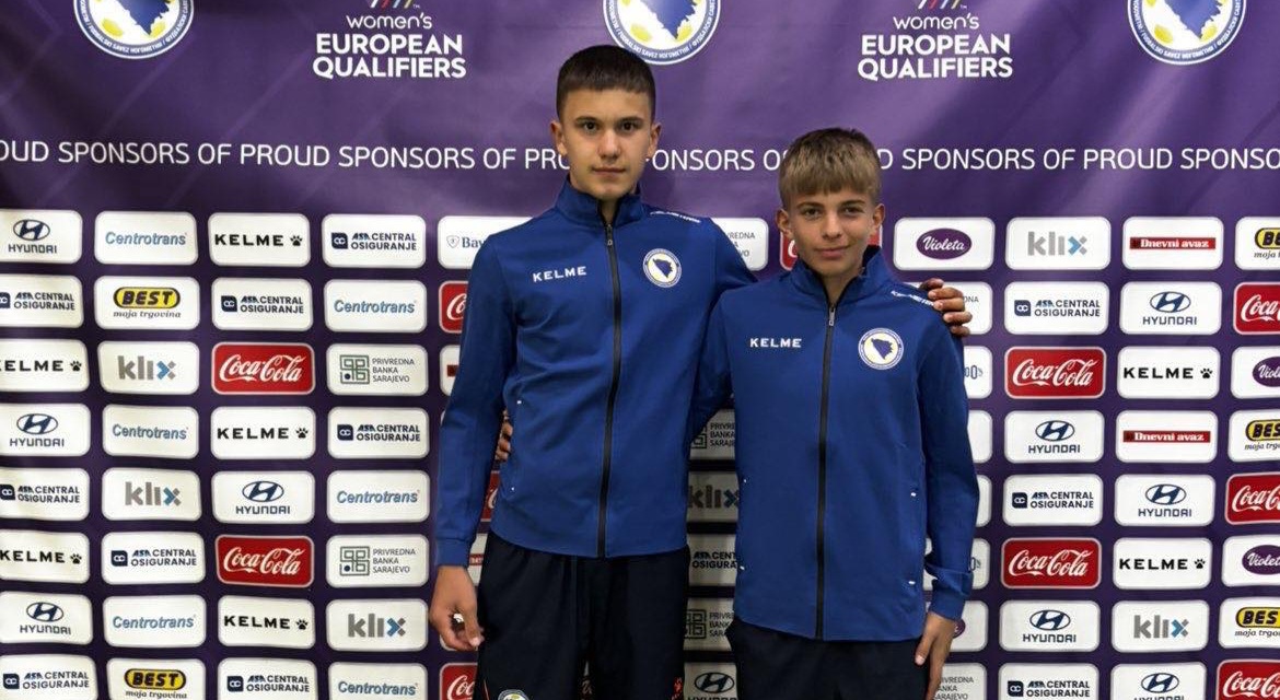 Veliko priznanje za Kiseljak: Ante Biletić i Emilio Andrijević u dresu U-15 reprezentacije BiH!