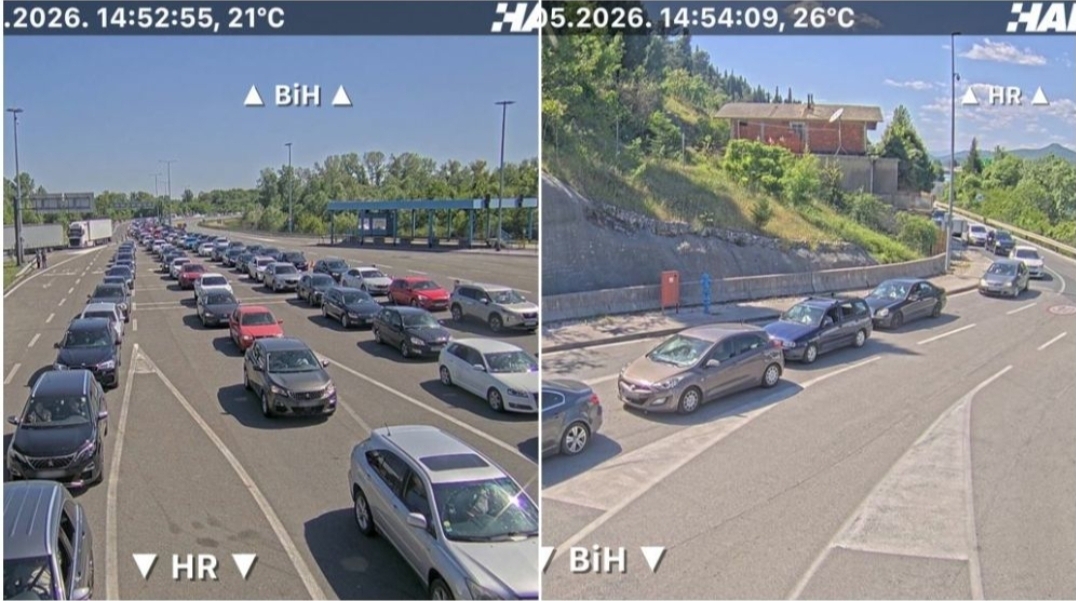 Naoružajte se strpljenjem: Satima se čeka na ulaz u BiH na jugu države, a ista situacija na izlazu na sjeveru