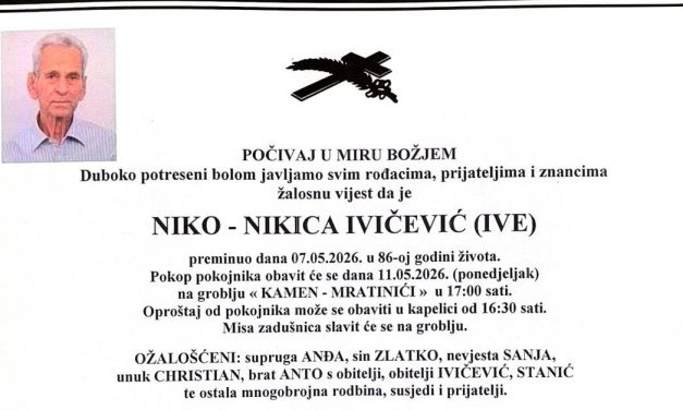 Preminuo je Nikica Ivičević