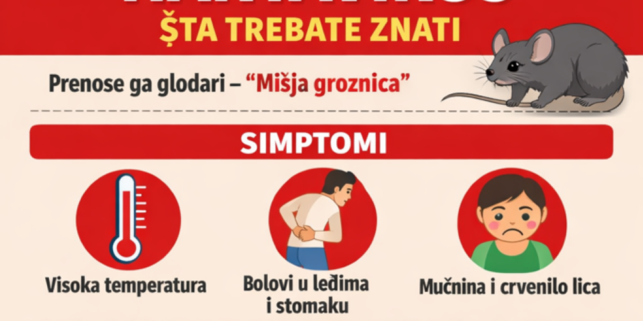 Zavod za javno zdravstvo upozorava –  Sve što trebate znati o hantavirusu: Simptomi, prijenos i ključni savjeti za zaštitu