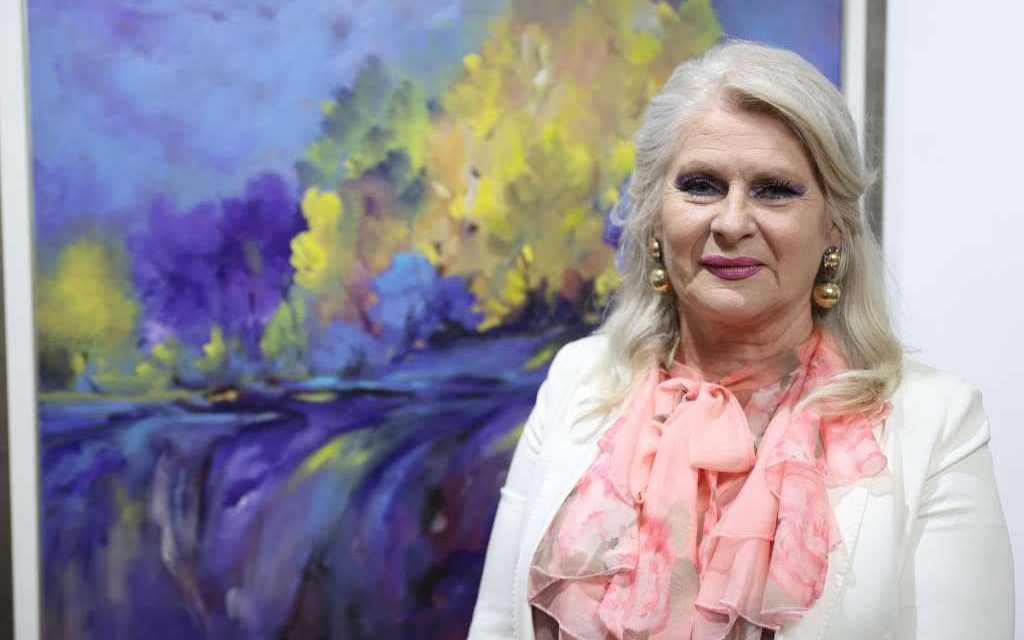Otvorena samostalna izložba slika “Flumen” likovne umjetnice i predsjednice Udruženja likovnih umjetnika HKD Napredak Sarajevo Hibe Mustafić