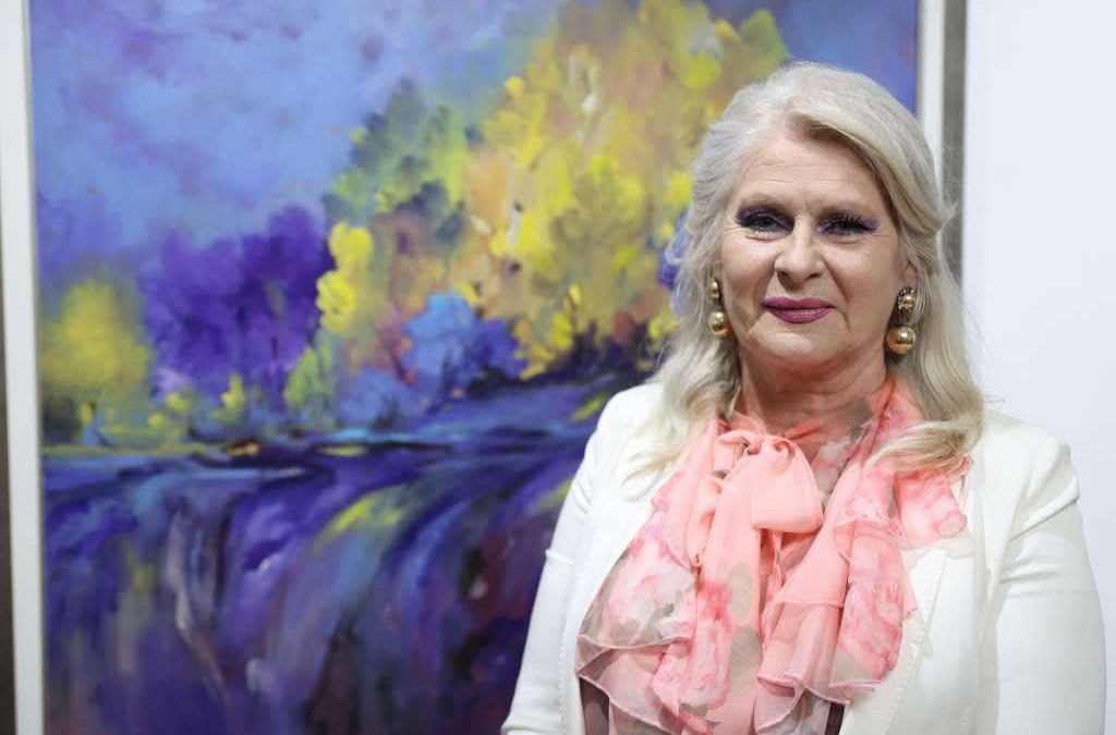 Otvorena samostalna izložba slika “Flumen” likovne umjetnice i predsjednice Udruženja likovnih umjetnika HKD Napredak Sarajevo Hibe Mustafić