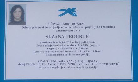 Preminula je Suzana Trogrlić