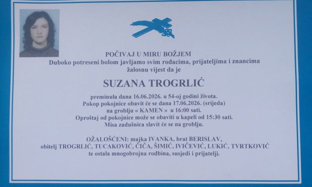 Preminula je Suzana Trogrlić