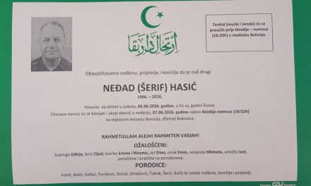 Preminuo je Neđad Hasić