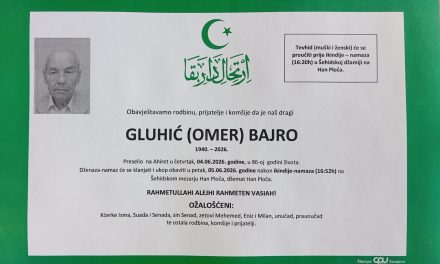 Preminuo je Bajro Gluhić