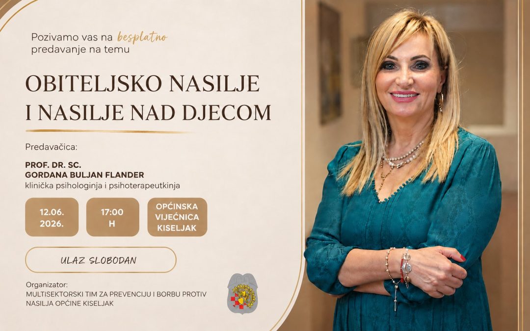 Besplatno predavanje: Obiteljsko nasilje i nasilje nad djecom