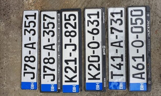 Što propisuju zakoni u BiH ako izgubite, oštetite ili vam ukradu registarske tablice s automobila?