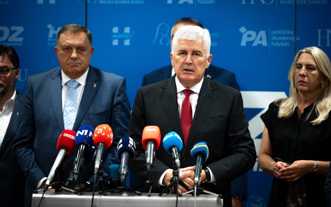 HDZ BiH i SNSD: Stabilnost BiH počiva na Ustavu, dogovor jedini put za naprijed