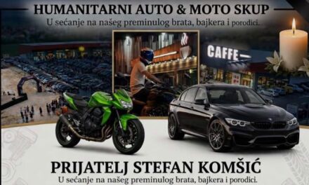 Zahvala povodom održanog humanitarnog auto-moto skupa u sjećanje na Stefana Komšića