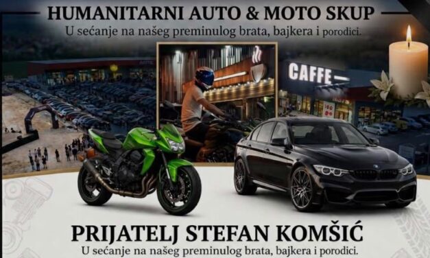 Zahvala povodom održanog humanitarnog auto-moto skupa u sjećanje na Stefana Komšića
