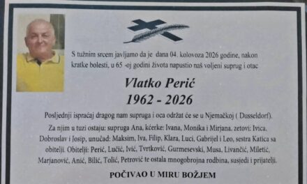 Preminuo je Vlatko Perić