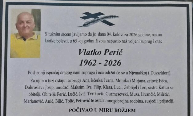 Preminuo je Vlatko Perić