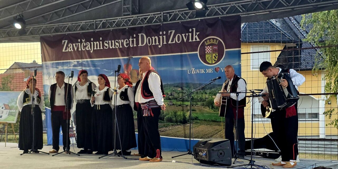 HKUD “Gromiljak” na 16. Zavičajnim susretima u Donjem Zoviku