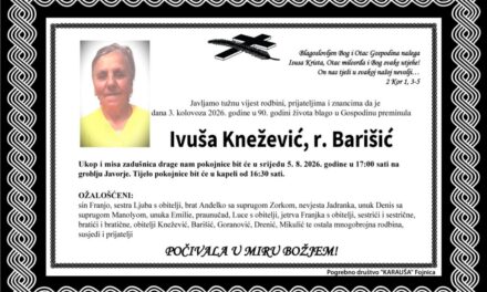 Preminula je Ivuša Knežević, rođ. Barišić