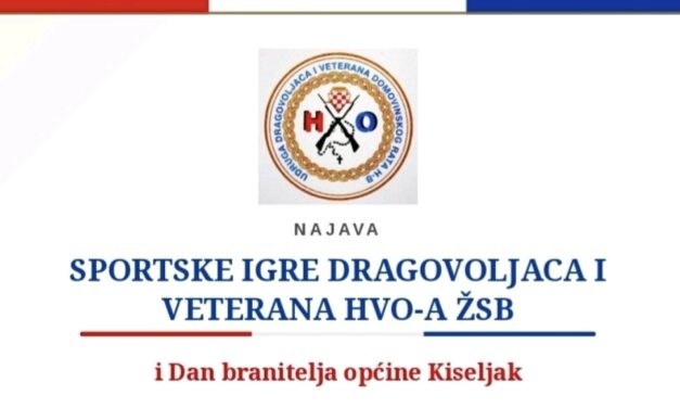 NAJAVA: Kiseljak domaćin Sportskih igara dragovoljaca i veterana HVO-a ŽSB i Dana branitelja