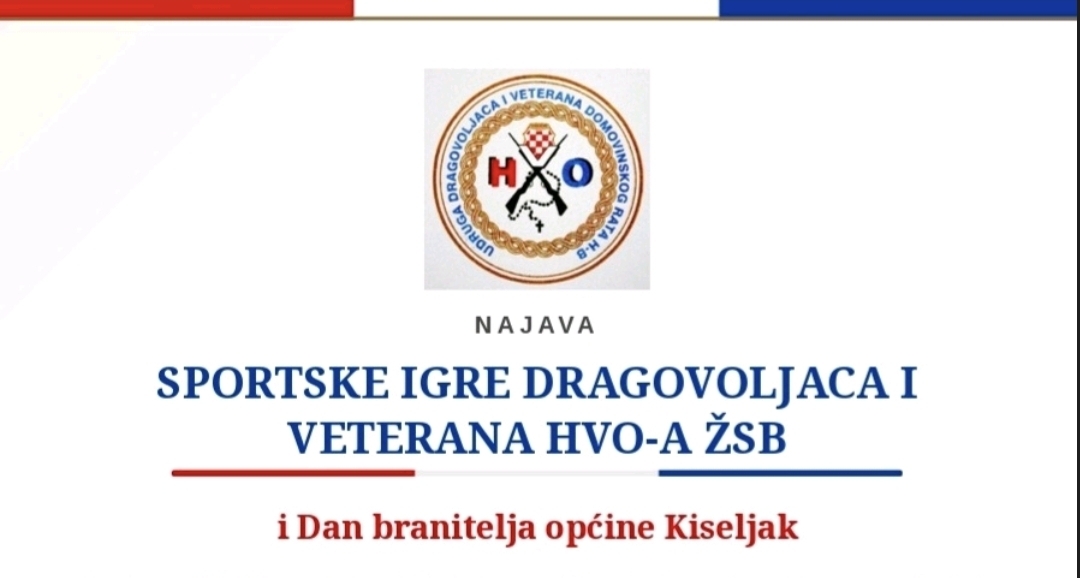 NAJAVA: Kiseljak domaćin Sportskih igara dragovoljaca i veterana HVO-a ŽSB i Dana branitelja
