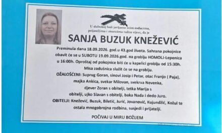 Preminula je Sanja Buzuk Knežević