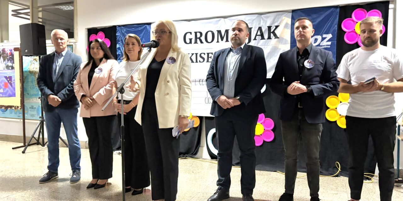 Veliki odaziv mještana: Održan predizborni skup HDZ-a BiH u TO Gromiljak