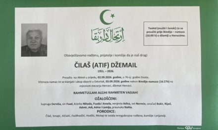 Preminuo je Džemail Čilaš