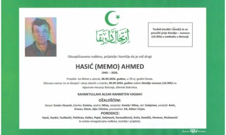 Preminuo je Hasic Ahmed
