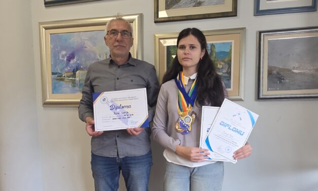 Načelnik Mladen Mišurić-Ramljak upriličio prijem za državnu prvakinju Ajnu Ganiju: Općina Kiseljak nastavlja podržavati mlade talente