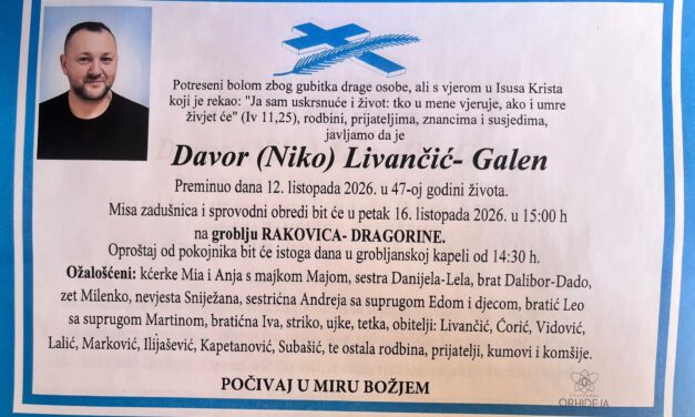 Preminuo je Davor Livančić – Galen