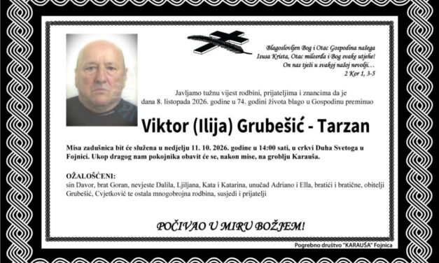 Preminuo je Viktor Grubešić – Tarzan
