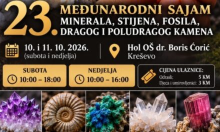Uskoro 23. Međunarodni sajam minerala, stijena i fosila u Kreševu