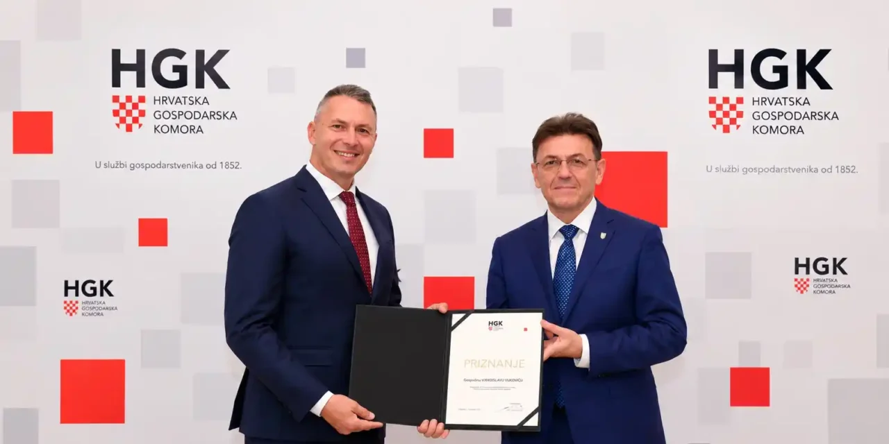 Burilović dodijelio priznanje Vukoviću za doprinos razvoju gospodarske suradnje RH i BiH